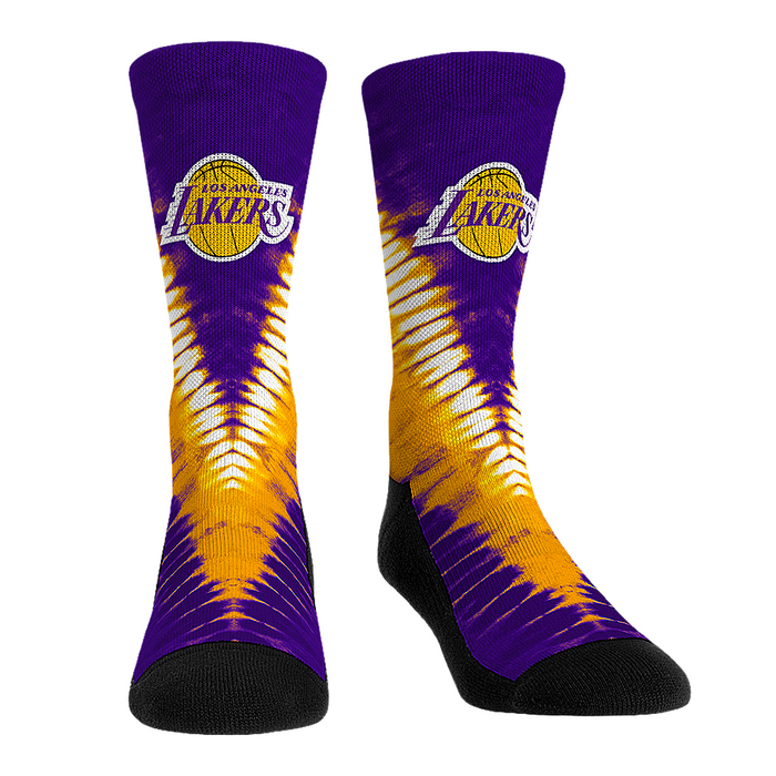 Los Angeles Lakers - V Shape Tie Dye by Rock 'Em Socks