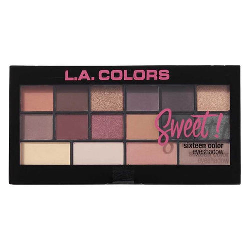 L.A. Colors Sweet! 16 Color Eyeshadow Palette - Seductive by Avera Group