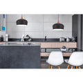 Living District Nora 1 Light 12 inch Natural Wood Pendant Light by Vanessa Jane