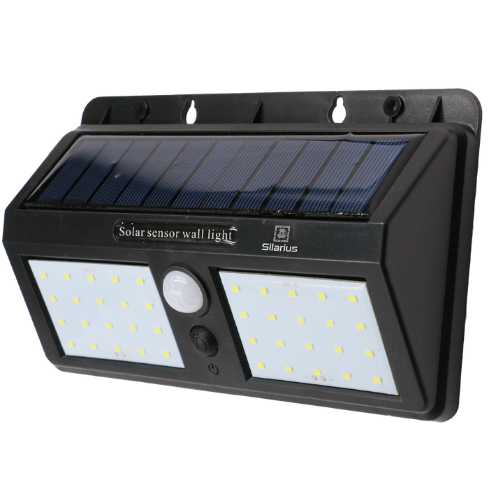 Silarius SIL-SOLARMOTION9 IP65 Solar PIR Motion detect light w/ Solar panel: 9V 1.3W by Silarius