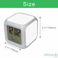 Sublimation Blanks LED Alarm Clock | With 3 Aluminum Inserts by INNOSUB USA
