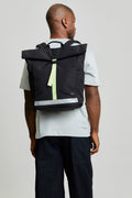 Lars Roll Backpack Black Lime Vandra by Lefrik USA