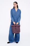 Roll Mini Backpack Maroon by Lefrik USA