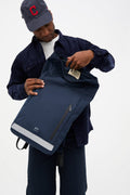 Roll Reflective Backpack Navy by Lefrik USA