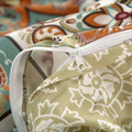 DaDalogy Coral Teal Floral Paisley Duvet Cover Set by DaDalogy Bedding Collection