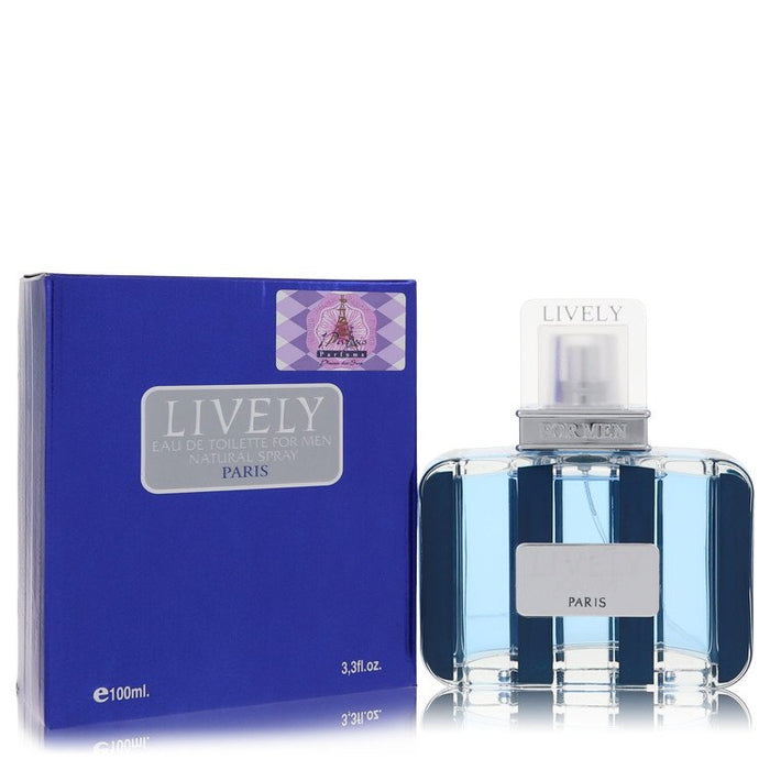 Lively by Parfums Lively Eau De Toilette Spray 3.4 oz for Men by Avera Group