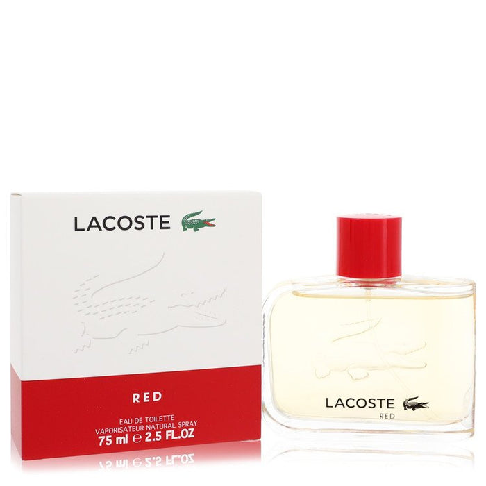 Lacoste Red Style In Play by Lacoste Eau De Toilette Spray (New Packaging) 2.5 oz for Men by Avera Group