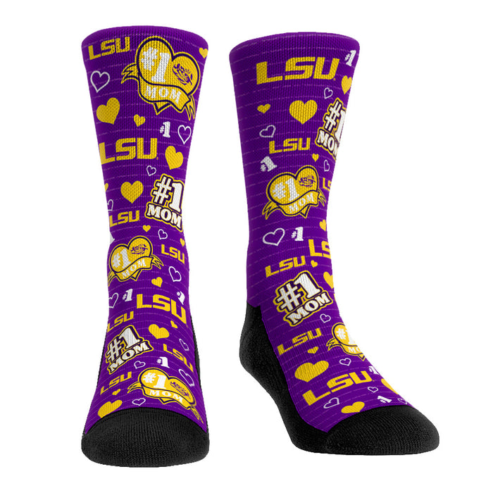 LSU Tigers - #1 Mom by Rock 'Em Socks