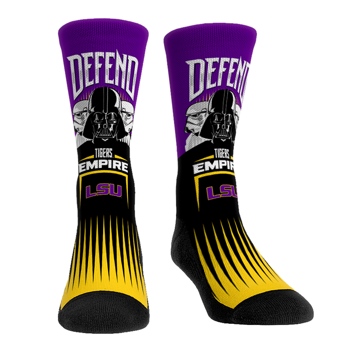 LSU Tigers - Star Wars - Defend The Empire by Rock 'Em Socks
