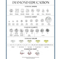 IGI Certified Princess Cut Lab Grown Diamond Solitaire Stud Earrings White Gold by Fine Color Jewels