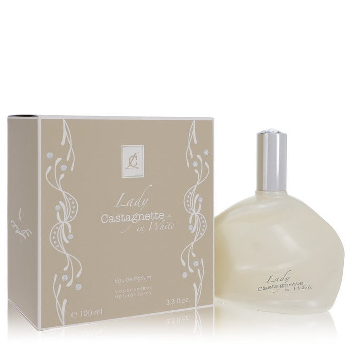Lady Castagnette In White by Lulu Castagnette Eau De Parfum Spray 3.3 oz for Women by Avera Group