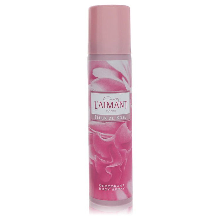 L'aimant Fleur Rose by Coty Deodorant Spray 2.5 oz for Women by Avera Group