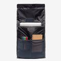 Lars Roll Backpack Black Lime Vandra by Lefrik USA