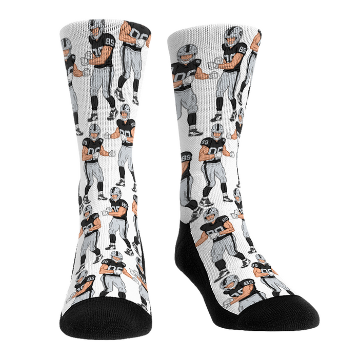 Brock Bowers - Las Vegas Raiders - Celebration by Rock 'Em Socks
