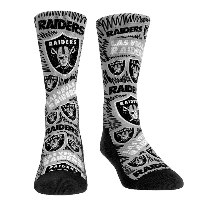 Las Vegas Raiders - Logo Sketch by Rock 'Em Socks