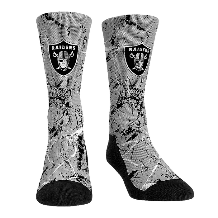 Las Vegas Raiders - Cracked Marble by Rock 'Em Socks