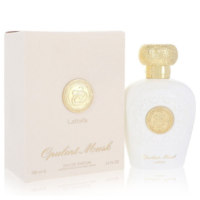 Lattafa Opulent Musk by Lattafa Eau De Parfum Spray (Unisex) 3.4 oz for Women by Avera Group