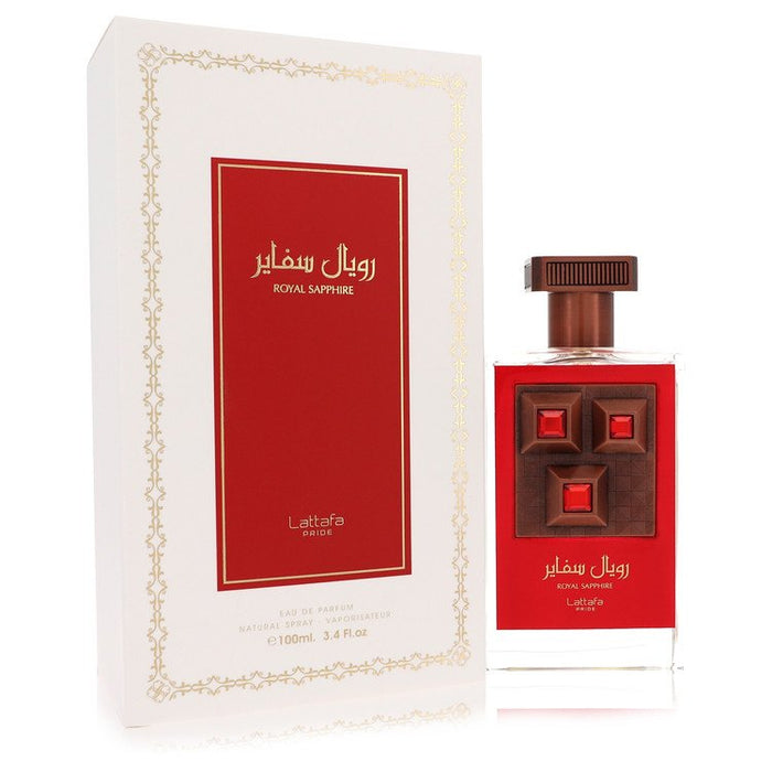 Lattafa Pride Royal Sapphire by Lattafa Eau De Parfum Spray (Unisex) 3.4 oz for Women by Avera Group