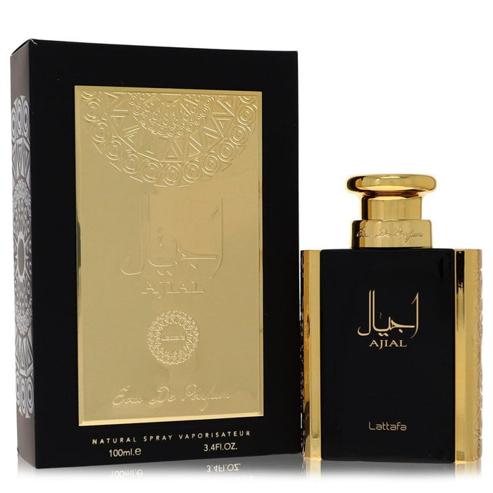 Lattafa Ajial by Lattafa Eau De Parfum Spray 3.4 oz for Men by Avera Group