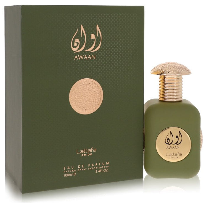 Lattafa Pride Awaan by Lattafa Eau De Parfum Spray (Unisex) 3.4 oz for Men by Avera Group