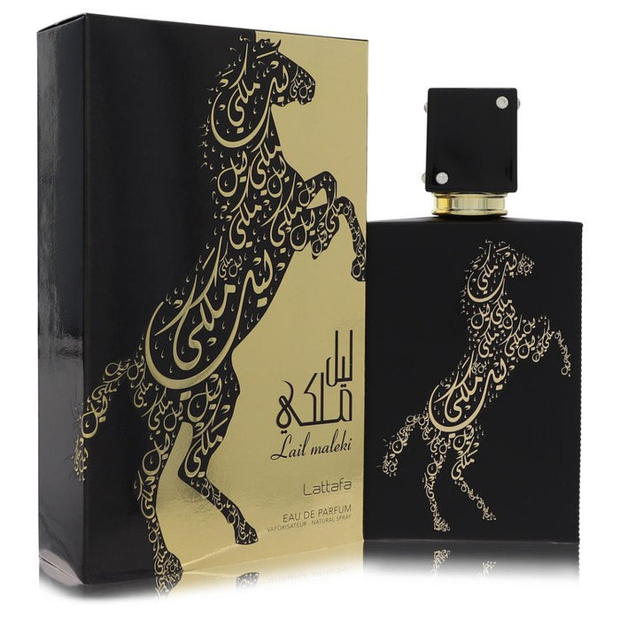 Lattafa Lail Maleki by Lattafa Eau De Parfum Spray (Unisex) 3.4 oz for Men by Avera Group