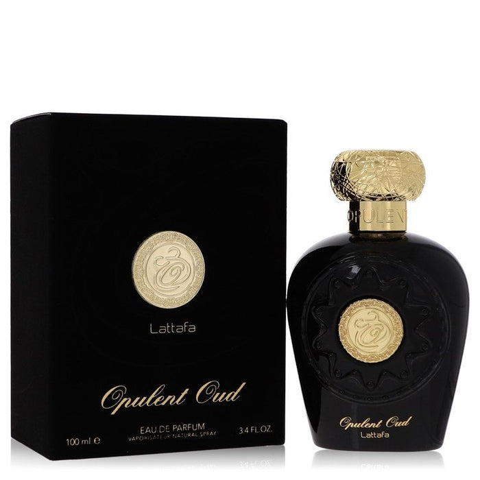 Lattafa Opulent Oud by Lattafa Eau De Parfum Spray (Unisex) 3.4 oz for Men by Avera Group