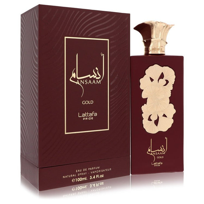Lattafa Pride Ansaam Gold by Lattafa Eau De Parfum Spray (Unisex) 3.4 oz for Women by Avera Group