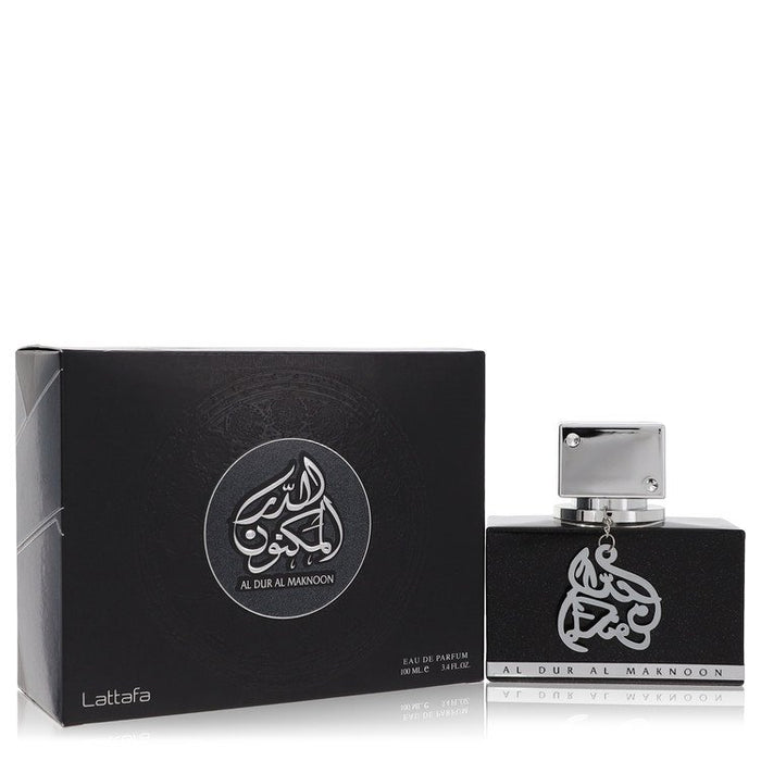 Lattafa Al Dur Al Maknoon Silver by Lattafa Eau De Parfum Spray (Unisex) 3.4 oz for Men by Avera Group