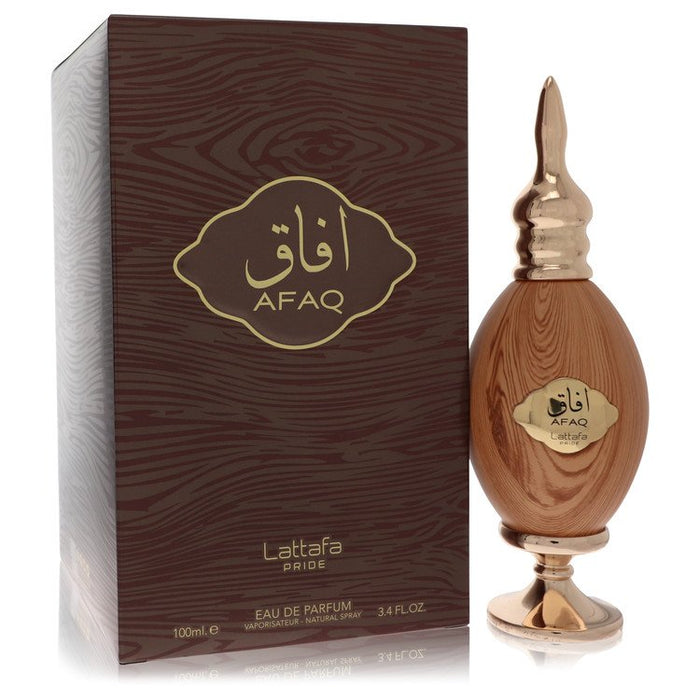 Lattafa Pride Afaq Gold by Lattafa Eau De Parfum Spray (Unisex) 3.4 oz for Women by Avera Group