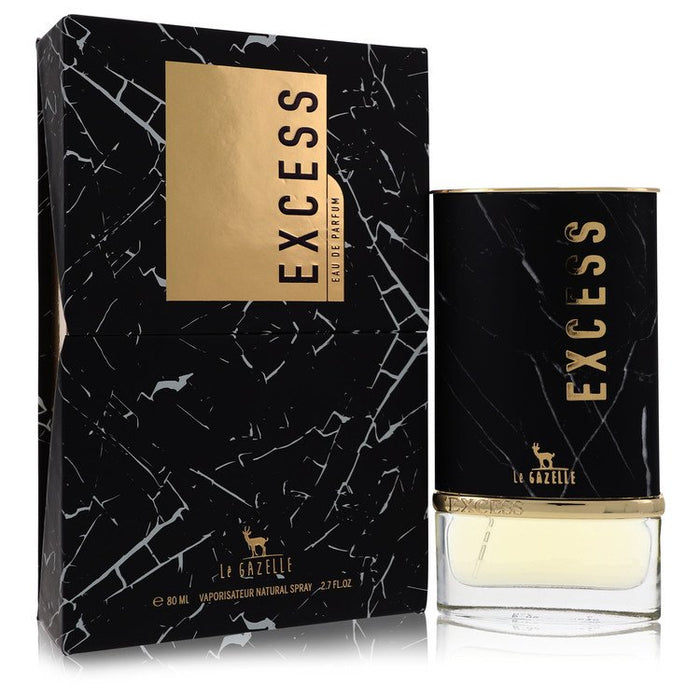 Le Gazelle Excess by Le Gazelle Eau De Parfum Spray (Unisex) 2.7 oz for Men by Avera Group