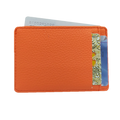 Genuine Pebbled Leather Slim Wallet by MiamiLeathers.com