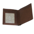 Cambridge Full-Grain Leather Bi-Fold Wallet with RFID Protection by MiamiLeathers.com