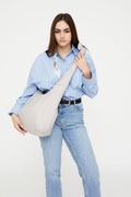 Biwa Puffy Bag Fossil by Lefrik USA