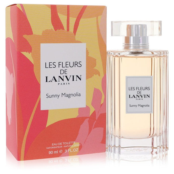 Les Fleurs De Lanvin Sunny Magnolia by Lanvin Eau De Toilette Spray 3 oz for Women by Avera Group