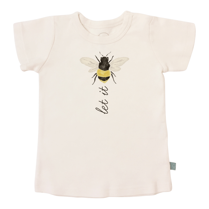 graphic tee | let it bee by Finn + Emma