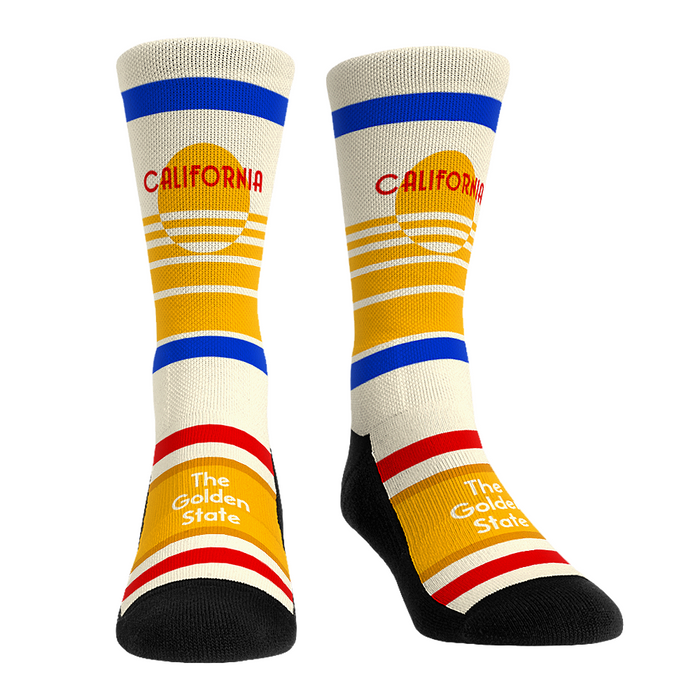 California - License Plate (Sunset) by Rock 'Em Socks