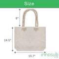 Sublimation Blanks Linen Tote Bag With Strong Rope - 19x15 ” by INNOSUB USA