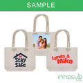 Sublimation Blanks Linen Tote Bag With Strong Rope - 19x15 ” by INNOSUB USA