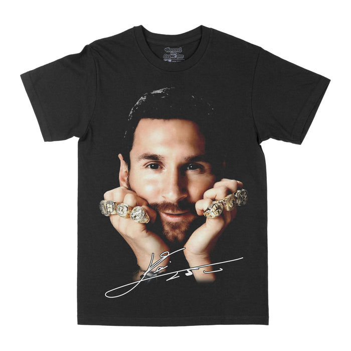 Lionel Messi "Big Face" Graphic Tee by Obsessed with graphic tees