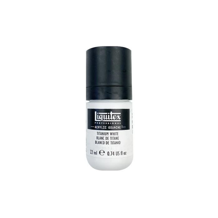 Liquitex Acrylic Gouache-22ml Titanium White by ShopSketchBox