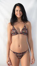Eidon Junior's Kali Triangle Slider Bikini Top Swimsuit, Somerset Black, Large by Vanessa Jane