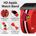 Louisville Cardinals HD Apple Watch Band by Affinity Bands