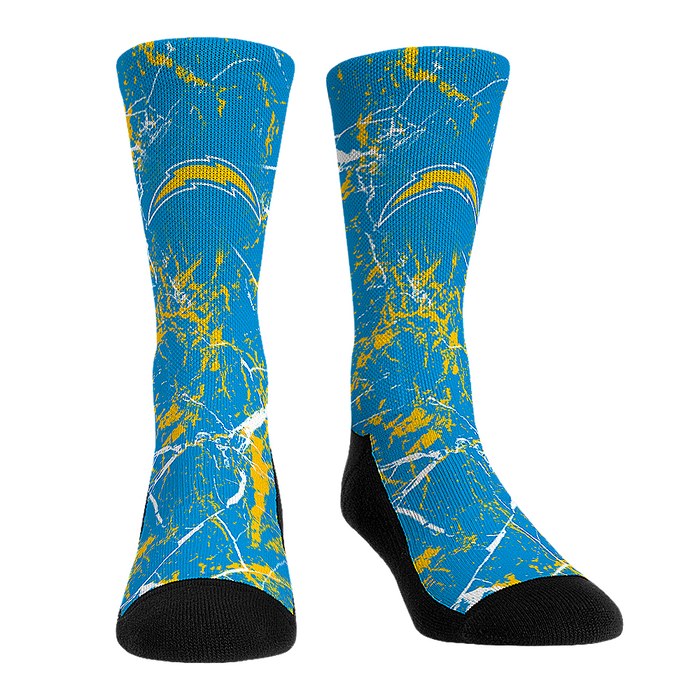 Los Angeles Chargers - Cracked Marble by Rock 'Em Socks