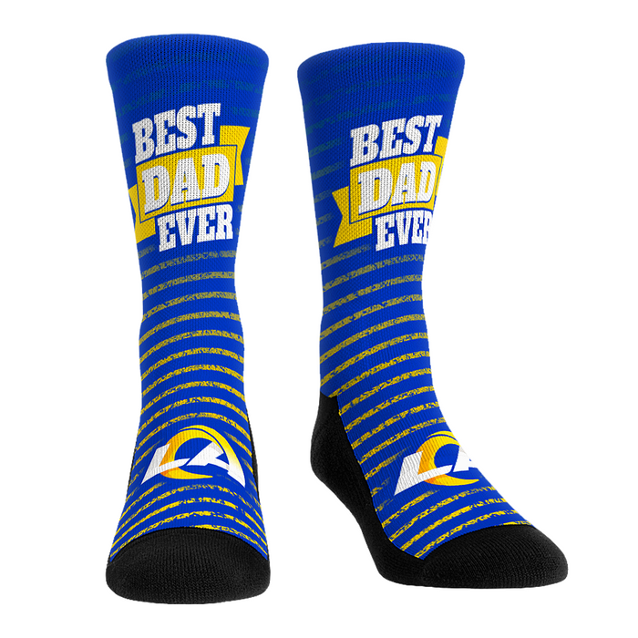 Los Angeles Rams - Best Dad Ever by Rock 'Em Socks