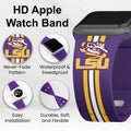 LSU Tigers HD Apple Watch Band by Affinity Bands