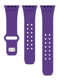 Louisiana State Tigers Engraved Apple Watch Band by Affinity Bands