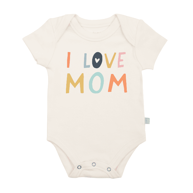 graphic bodysuit | love mom by Finn + Emma