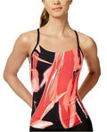Nike Rule Beam Printed Racerback Tankini Top Womens Swimsuit, Size XS by Vanessa Jane
