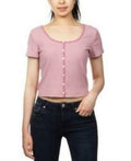 Hippie Rose Juniors Striped Crop Top by Vanessa Jane