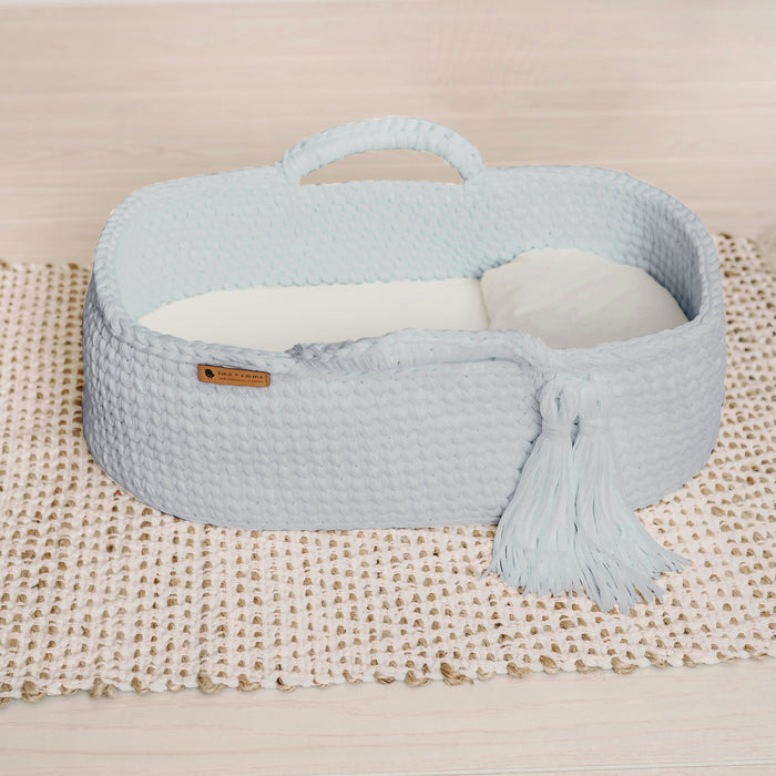 Carry Cot | Light Blue by Finn + Emma